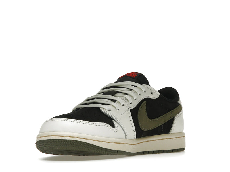Air Jordan 1 Retro Low OG SP Travis Scott Olive (W) - Sail/University Red/Black/Medium Olive - DZ4137-106 - 13