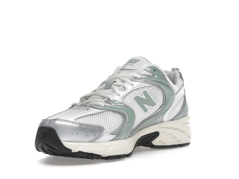 New Balance 530 Silver Metallic Mosaic Green - view 13