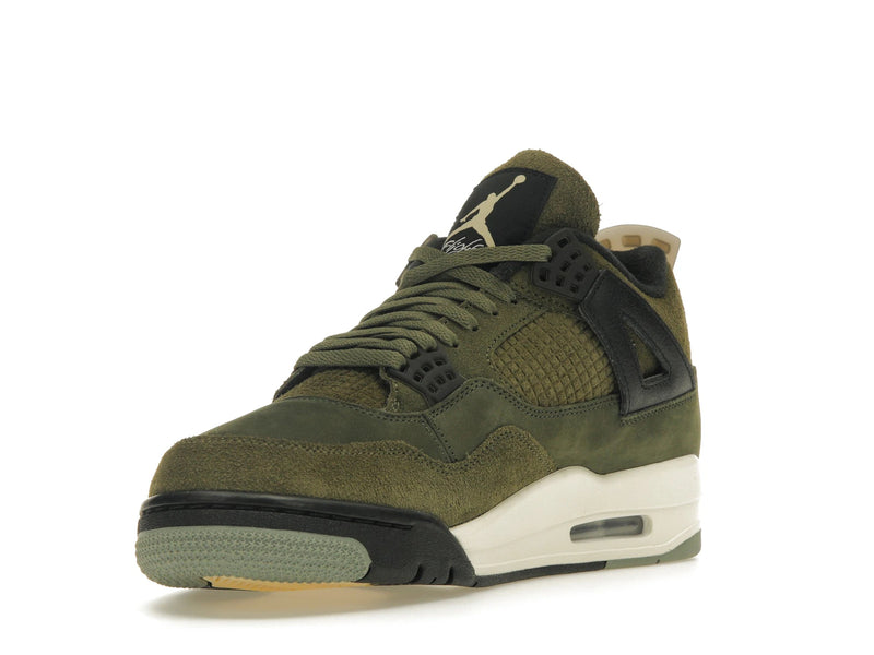 Air Jordan 4 Retro SE Craft Medium Olive - Medium Olive/Pale Vanilla/Khaki/Black/Sail - FB9927-200 - 13