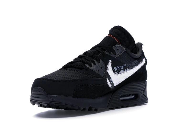 Nike Air Max 90 Off White Black - Black/Black-Cone-White - AA7293-001 - 13