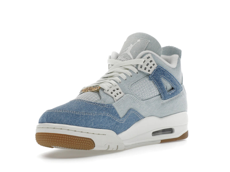 Air Jordan 4 Retro Tex Denim Worn Blue - Sail/Gum Light Brown-Worn Blue-Sail-Metallic Gold - IB6716-100 - 13
