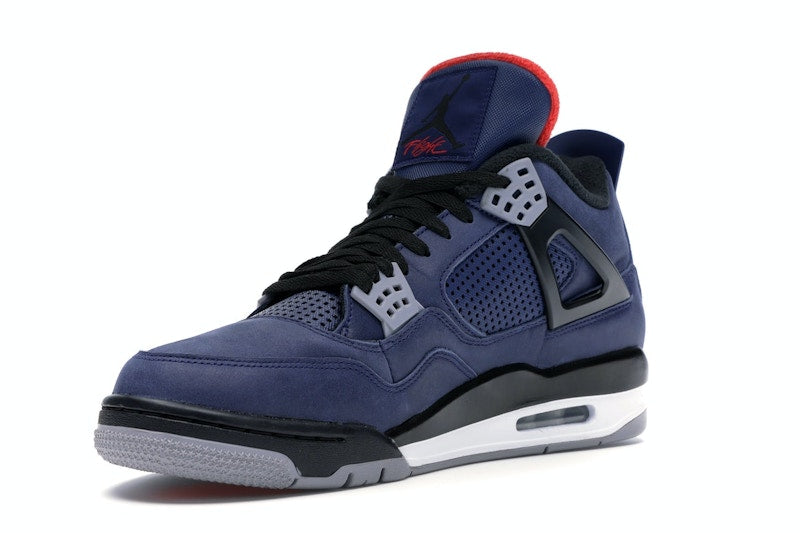Air Jordan 4 Retro Winter - Loyal Blue/White-Habanero Red-Black - CQ9597-401 - 13