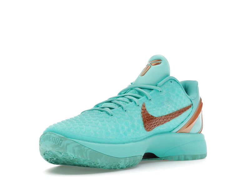 Nike Kobe 6 Protro Jalen Brunson Statue Of Liberty - Hyper Turquoise/Metallic Copper - IQ5774-300 - 13