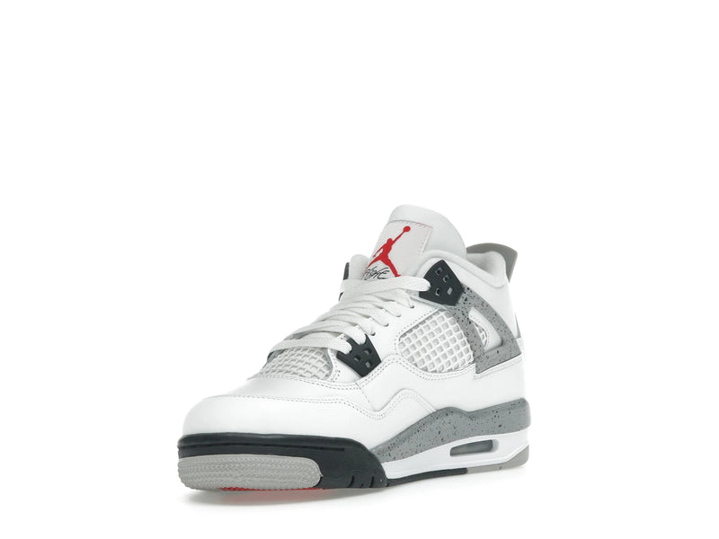 Air Jordan 4 Retro White Cement (2025) (GS) - Summit White/Fire Red-Tech Grey-Black - IB4171-100 - 13