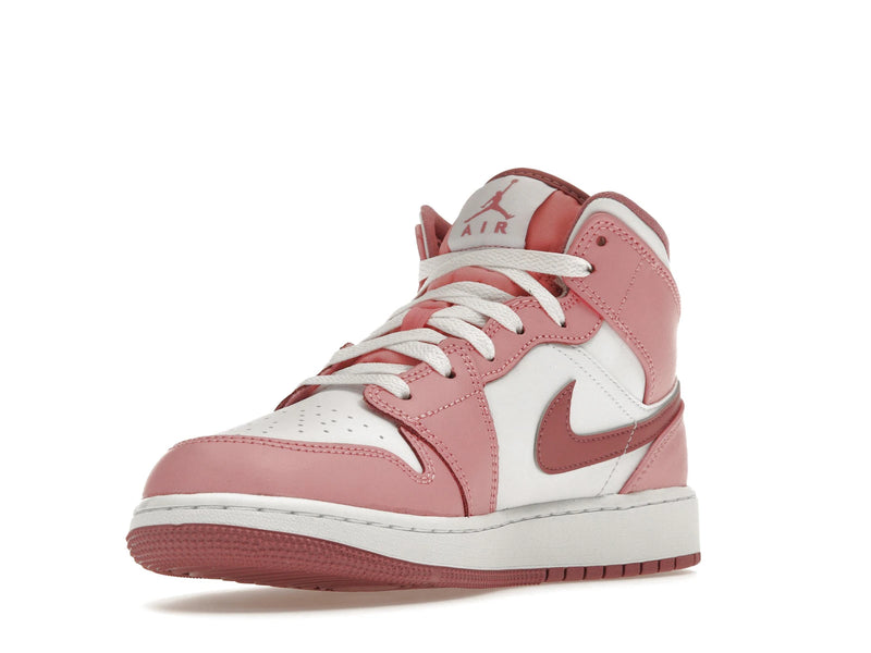 Air Jordan 1 Mid Valentines Day (2023) (GS) - Coral Chalk/Desert Berry/White - DQ8423-616 - 13