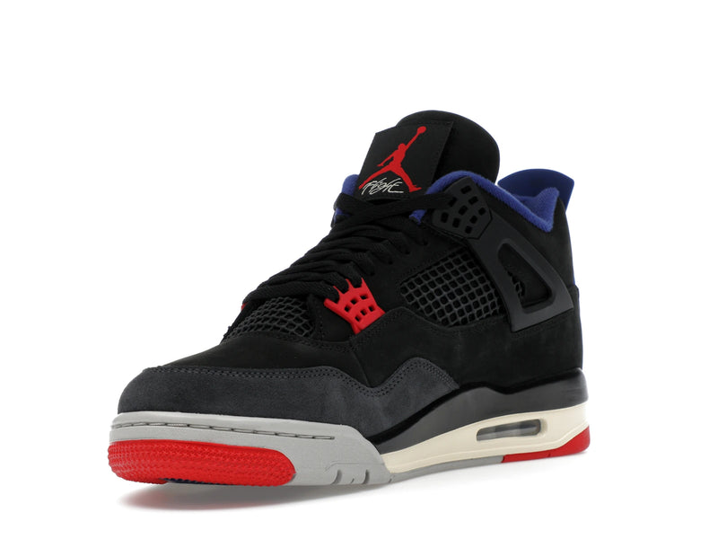 Air Jordan 4 Retro Rare Air - Black/Fire Red/Deep Royal Blue/Dark Smoke Grey/Tech Grey - (White) FV5029-003 - 13