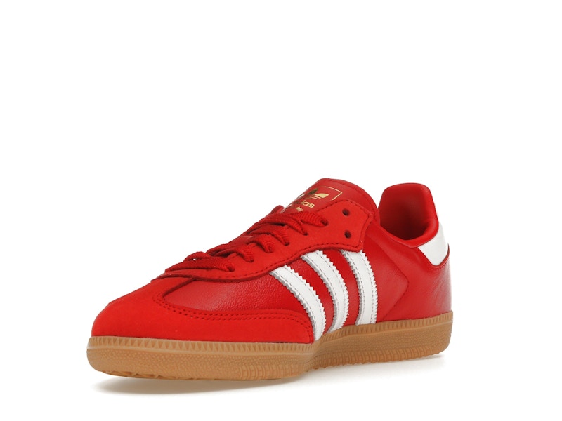 adidas Samba OG Better Scarlet (Women's) - White/Better Scarlet/Gum - IE6524 - 13