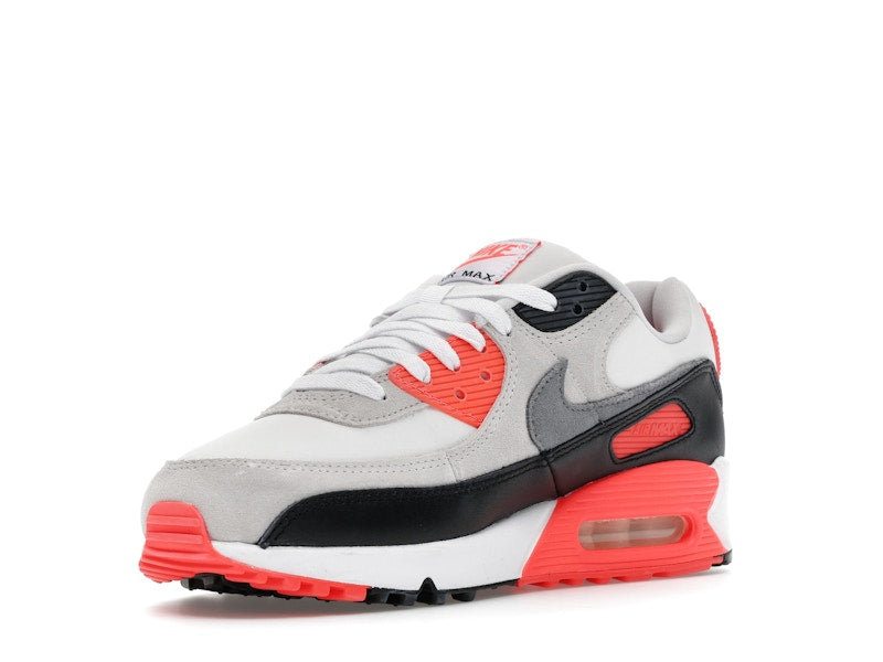Nike Air Max 90 Infrared 2026 Iu1055 100 - White/Cement Grey/Infrared/Black - IU1055-100 - 14