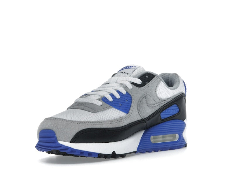 Nike Air Max 90 Hyper Royal - White/Light Smoke Grey/Black/Particle Grey - DM0029-112 - 13
