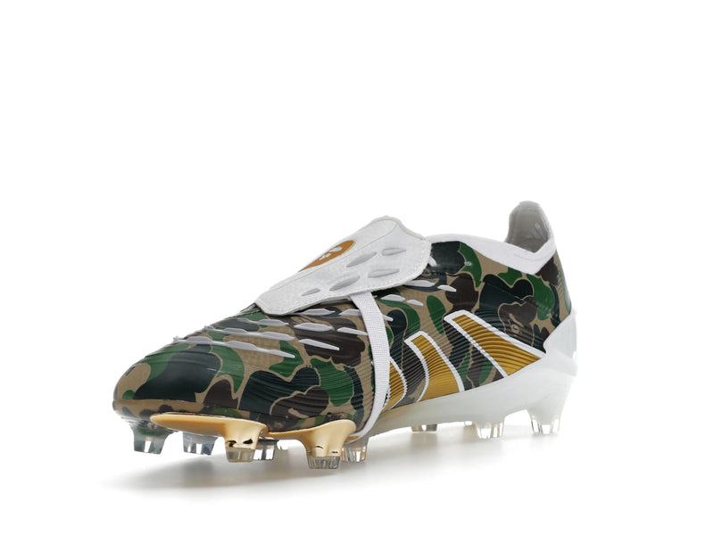 Adidas Predator Elite Foldover Tongue Fg Bape Green Camo - Hemp/Gold Metallic/White - JS3104 - 13