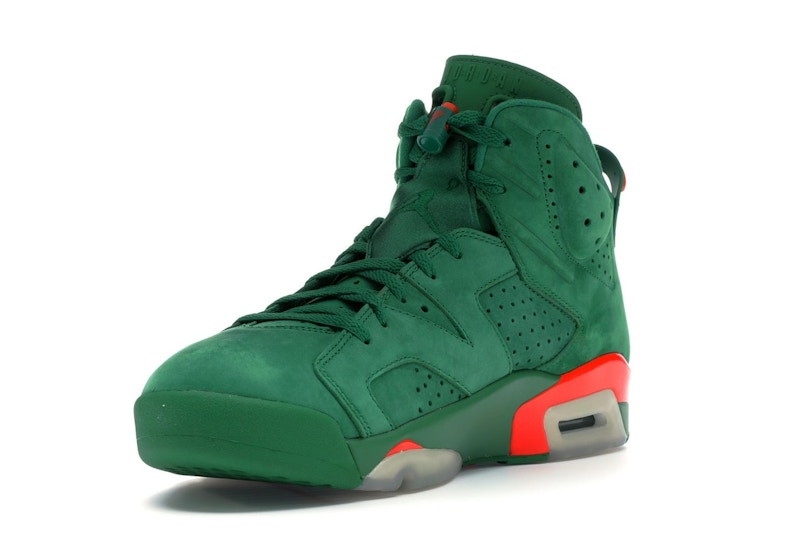 Air Jordan 6 Retro Gatorade Green - Pine Green/Orange Blaze-Pine Green - AJ5986-335 - 13