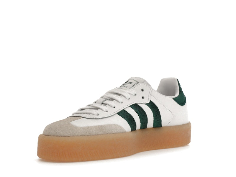 adidas Sambae White Collegiate Green Gum (Women's) - visning 14