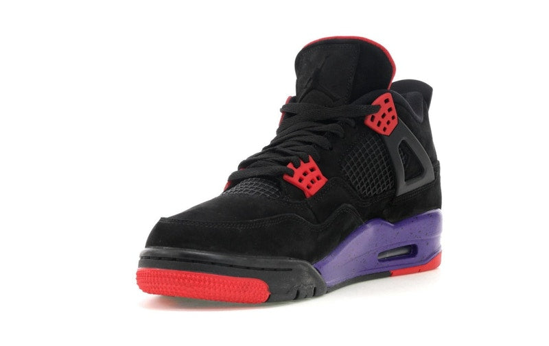 Air Jordan 4 Retro Raptors - Black/Court Purple-University Red - AQ3816-065 - 13
