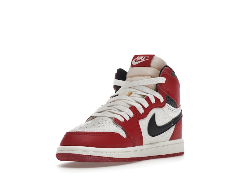 Air Jordan 1 Retro High OG Lost And Found (Enfant) - Varsity Red/Black-Sail-Muslin - FD1412-612 - 13