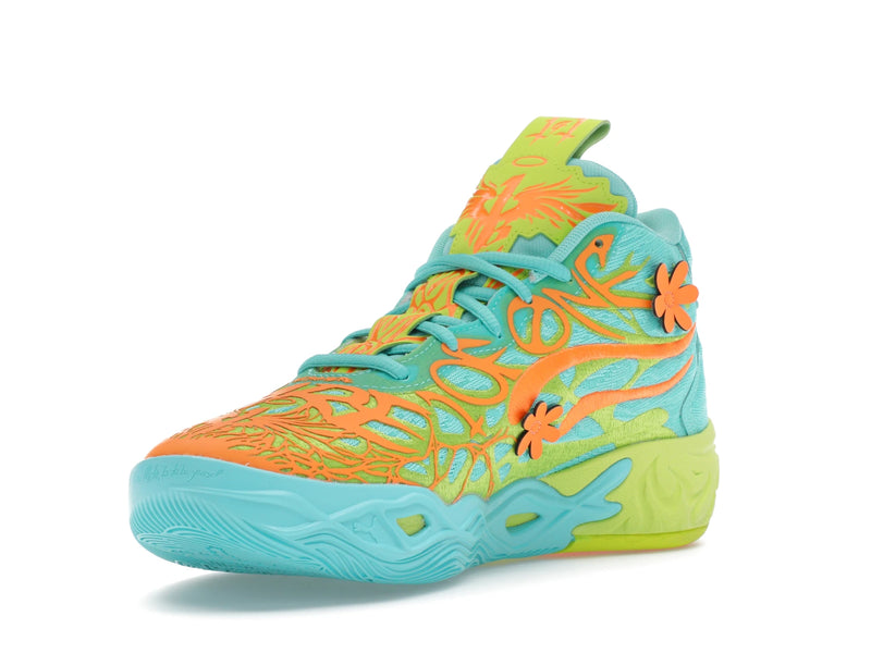 Puma Lamelo Ball Mb04 Scooby Doo - Aquatic/Lime Smash/Heat Fire - 310776-01 - 13