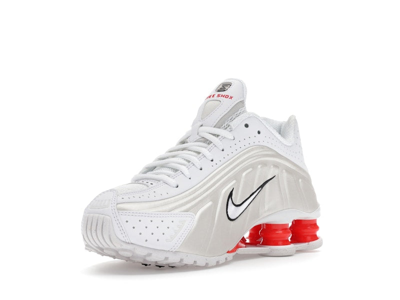 Nike Shox R4 White Phantom Picante Red (Women's) - vue 13