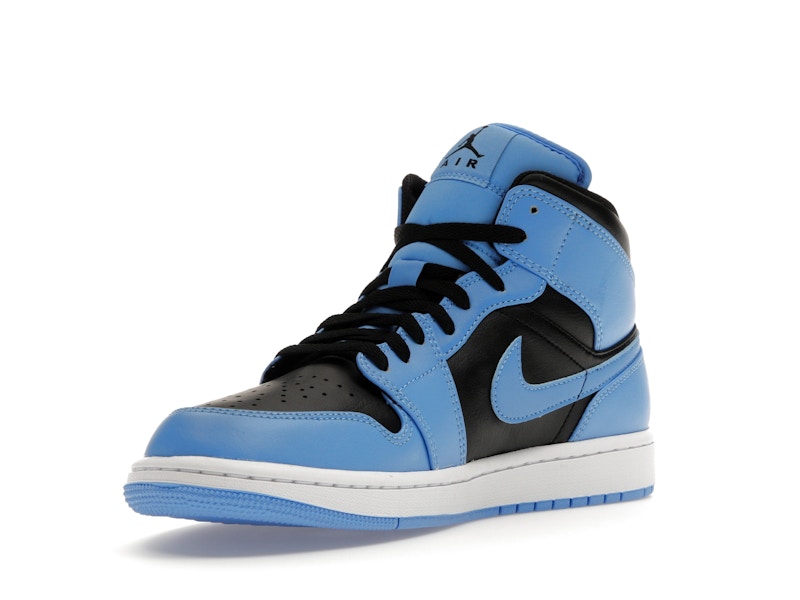 Air Jordan 1 Mid Azul Universitario Negro - vista 13