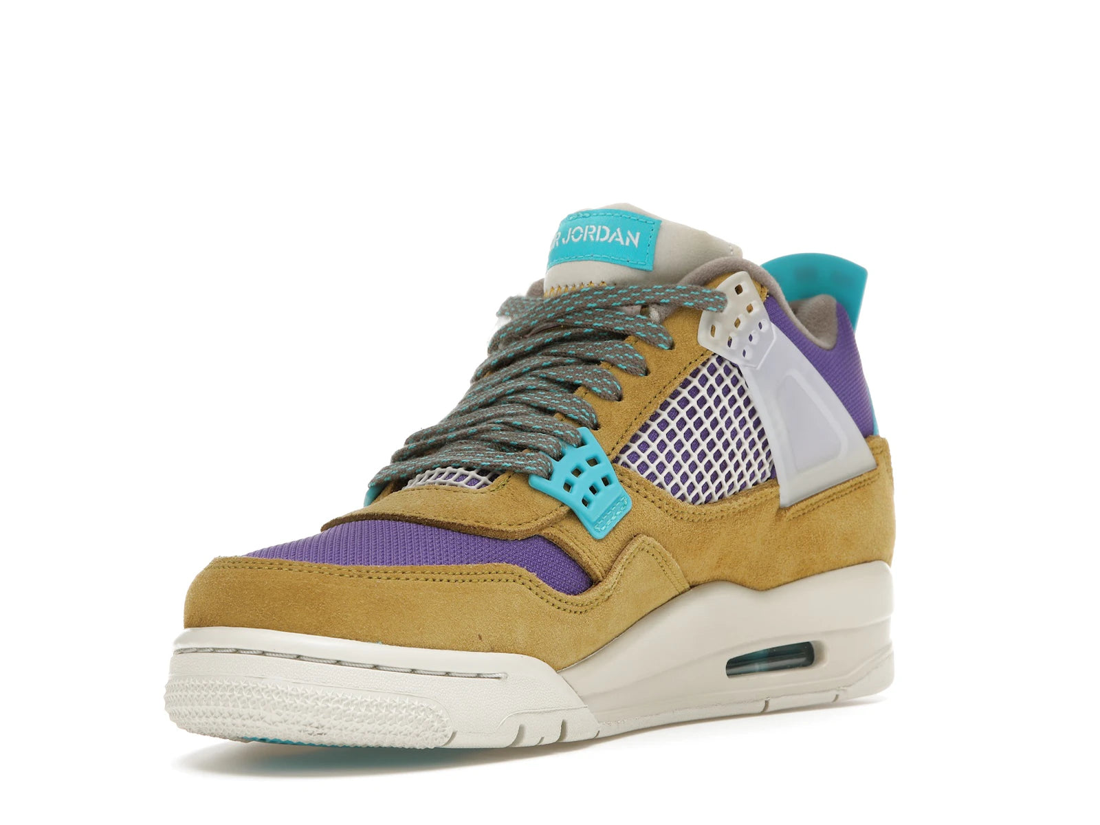 Air Jordan 4 Retro SP 30th Anniversary Union Desert Moss - Desert Moss/Turquoise Blue-Dark Iris - DJ5718-300 - 13