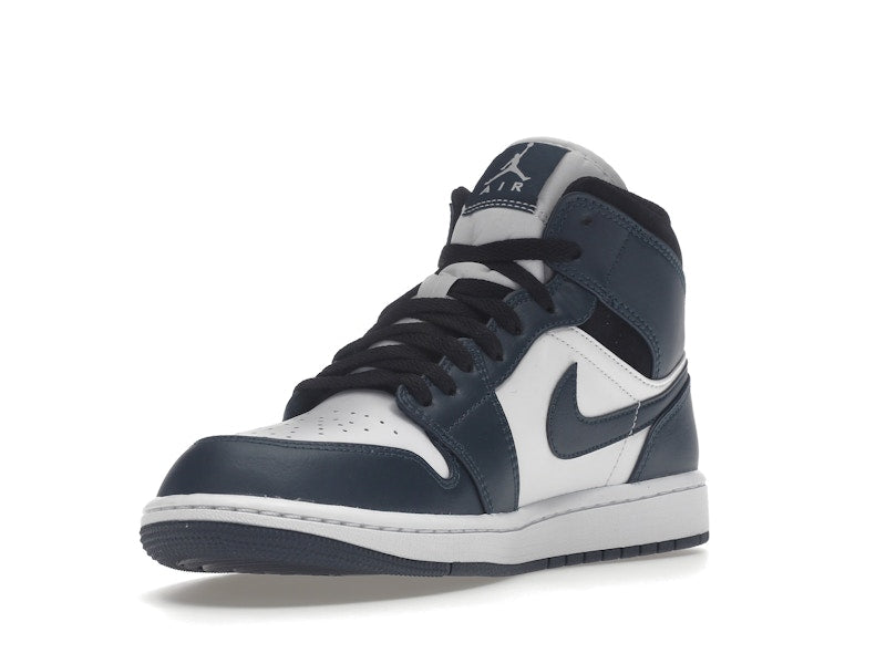 Air Jordan 1 Mid Dark Teal - Armory Navy/White-Black - 554724-411 - 13