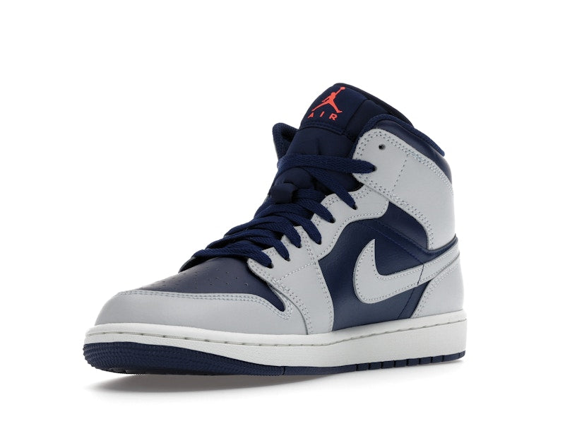 Air Jordan 1 Mid Blue Void - Blue Void/Summit White/Hot Lava/Pure Platinum - DQ8426-403 - 13