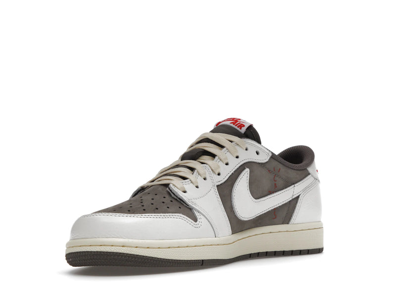 Air Jordan 1 Retro Low OG SP Travis Scott Reverse Mocha - Sail/University Red-Ridgerock - DM7866-162 - 13