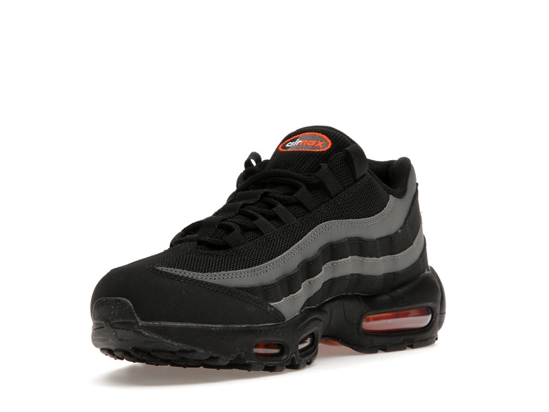 Nike Air Max 95 Black Grey Safety Orange - Black/Grey/Safety Orange - DX2657-001 - 13