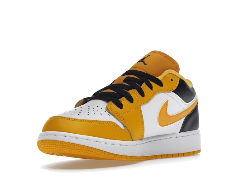Air Air Jordan 1 Low University Gold White (GS) - Taxi/White/Black - 553560-701 - 13