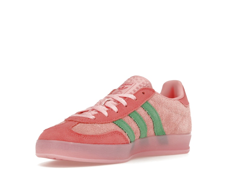 adidas Gazelle Indoor Semi Pink Spark Preloved Scarlet (Women's) - Semi Pink Spark/Preloved Green/Preloved Scarlet - IG6782 - 13