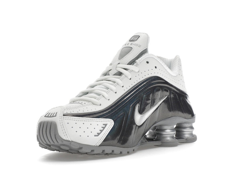 Nike Shox R4 White Iridescent - Summit White/Hydrangeas/Metallic Silver/Summit White - IB7703-100 - 13