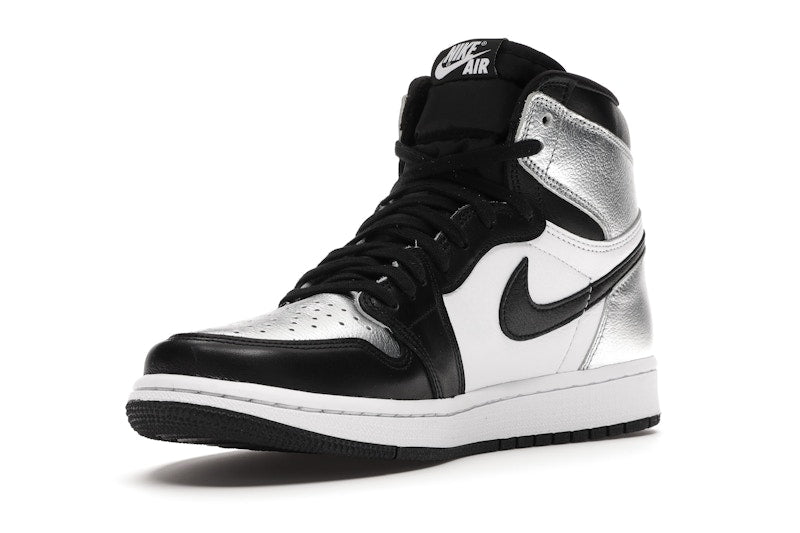 Air Jordan 1 Retro High Silver Toe (W) - Black/Metallic Silver-White-Black - CD0461-001 - 13