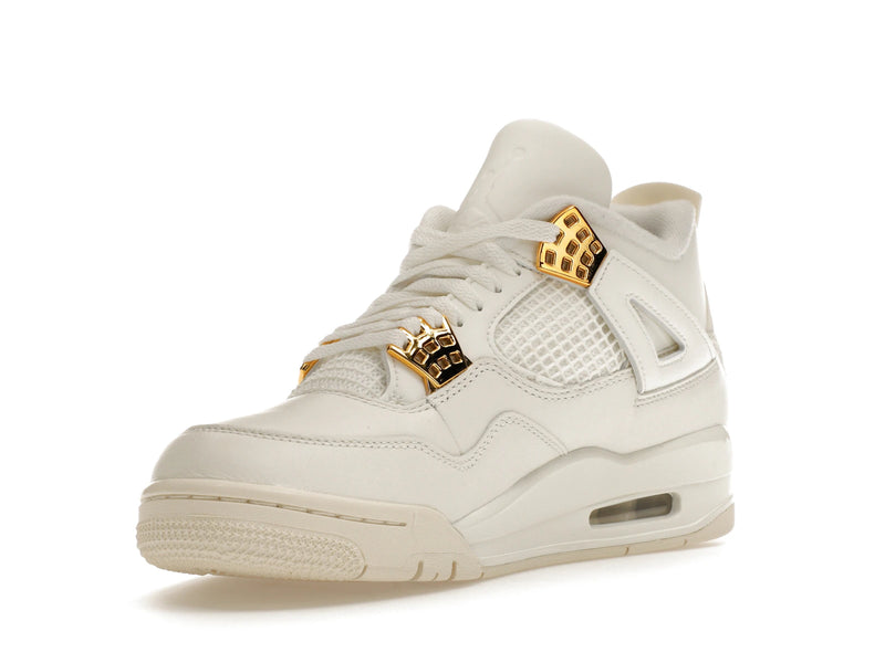 Air Jordan 4 Retro Metallic Gold - Sail/Metallic Gold/Black - AQ9129-170 - 13