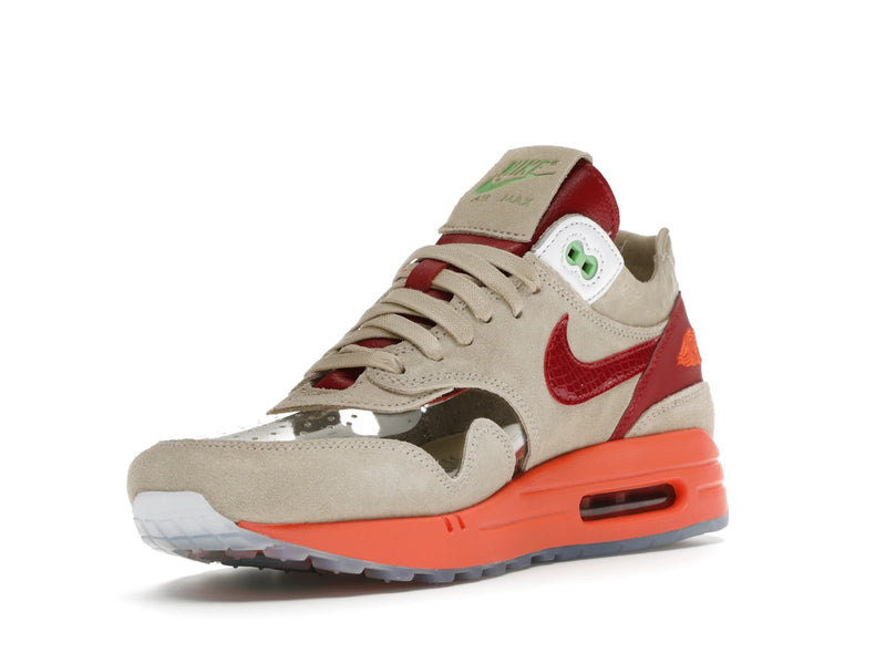 Nike Air Max 1 Clot Kiss Of Death (2021) - Net/Deep Red-Orange Blaze - DD1870-100 - 13