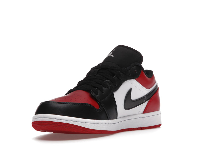 Air Jordan 1 Low Bred Toe - Gym Red/White-Black - 553558-612 - 13