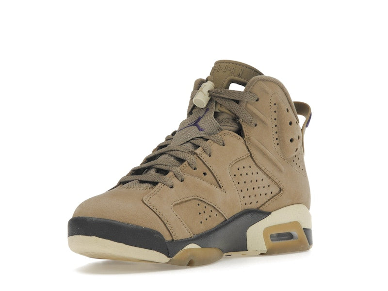 Air Jordan 6 Retro Gore Tex Brown Kelp - Brown Kelp/Team Gold/Shadow Brown/Court Purple - FD1643-300 - 13