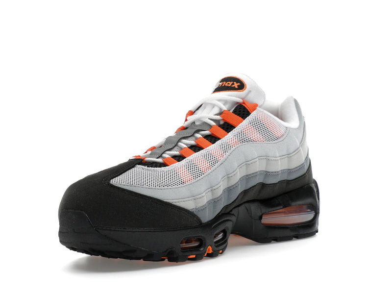 Nike Air Max 95 OG Big Bubble Bright Mandarin 20 (2025) - White/Wolf Grey/Light Smoke Grey/Bright Mandarin - HM4740-101 - 13