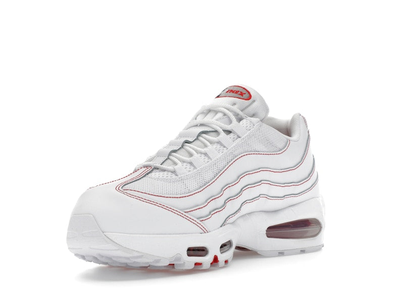Nike Air Max 95 OG Big Bubble White University Red - White/University Red/Wolf Grey - IB7936-100 - 13