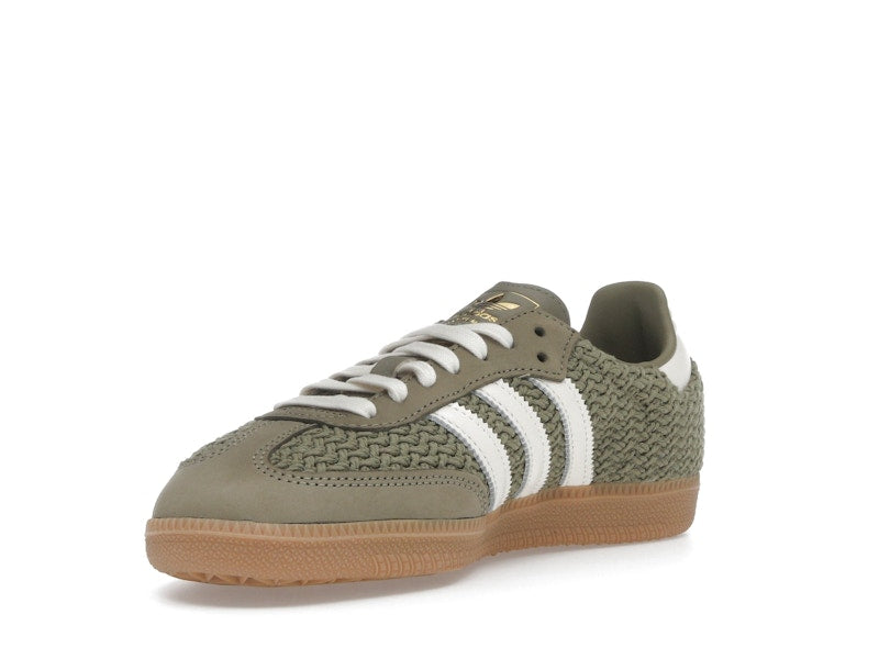 adidas Samba OG Crochet Pack Orbit Green (Women's) - Orbit Green/Cream White/Gum - JR9447 - 13