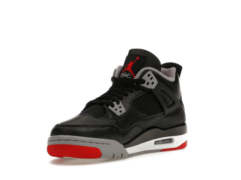 Air Jordan 4 Retro Bred Reimagined (GS) - Black/Cement Grey/Varsity Red/Summit White - FQ8213-006 - 13