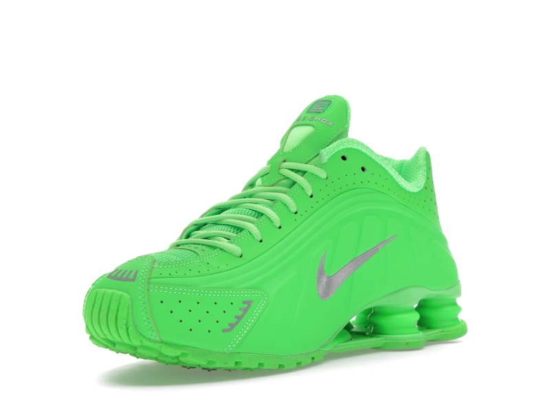 Nike Shox R4 Green Strike - Green Strike/Metallic Silver - HV0839-398 - 13