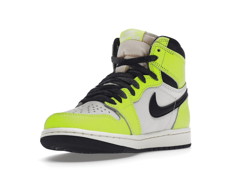 Air Jordan 1 Retro High OG Visionaire - Volt/Black/Sail - 555088-702 - 13