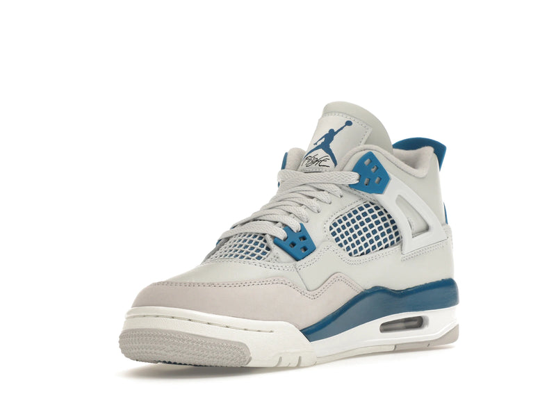 Air Jordan 4 Retro Military Blue (2024) (GS) - Off-White/Military Blue/Neutral Grey - HF4281-141 - 13