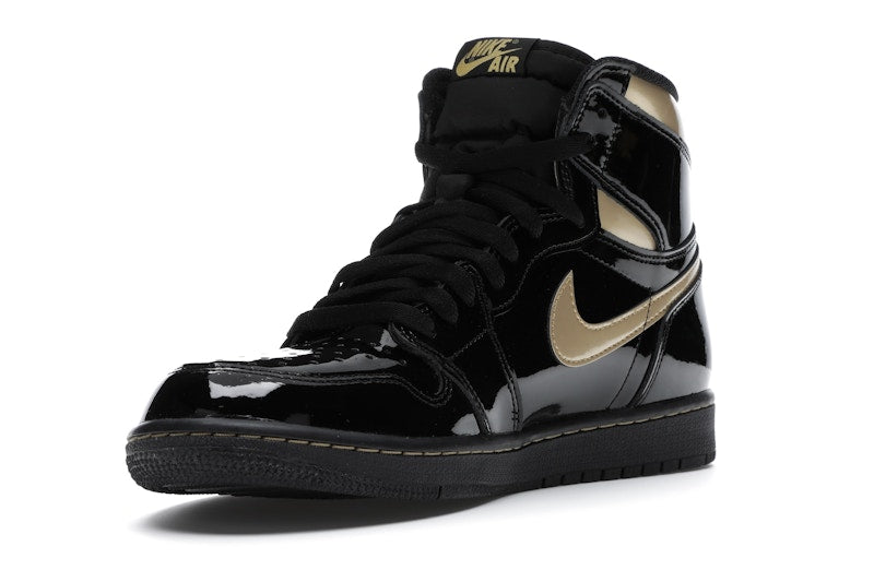Air Jordan 1 Retro High Black Metallic Gold (2020) - Black/Black-Metallic Gold - 555088-032 - 13
