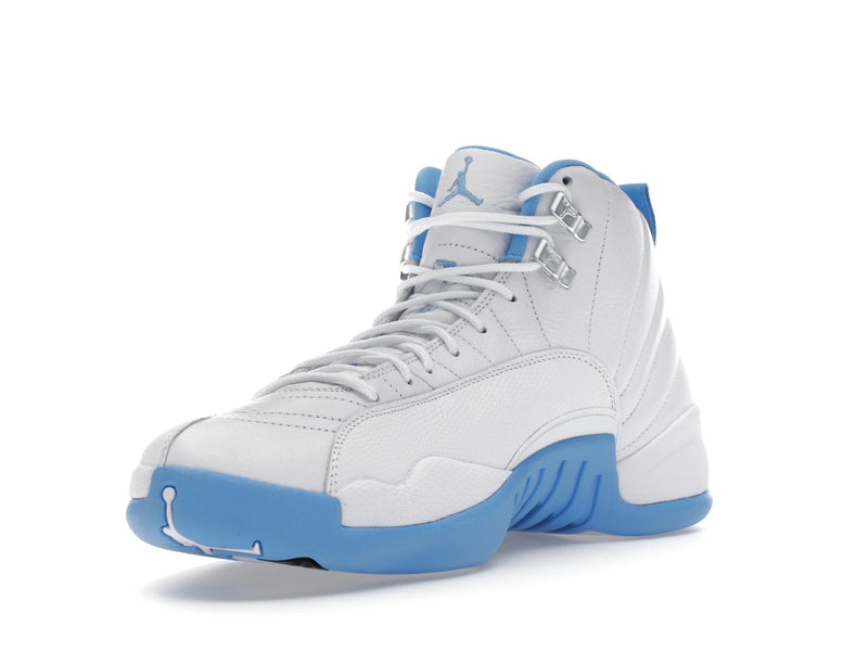 Air Jordan 12 Retro Melo (2025) - White/University Blue/Metallic Silver - CT8013-112 - 13