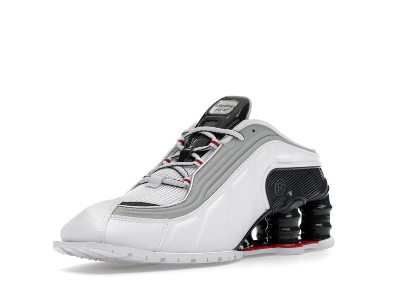 Nike Shox Mr4 Mule Martine Rose Metallic Platinum Varsity Red - White/Varsity Red/Metallic Platinum/Dark Charcoal - IM5420-100 - 13