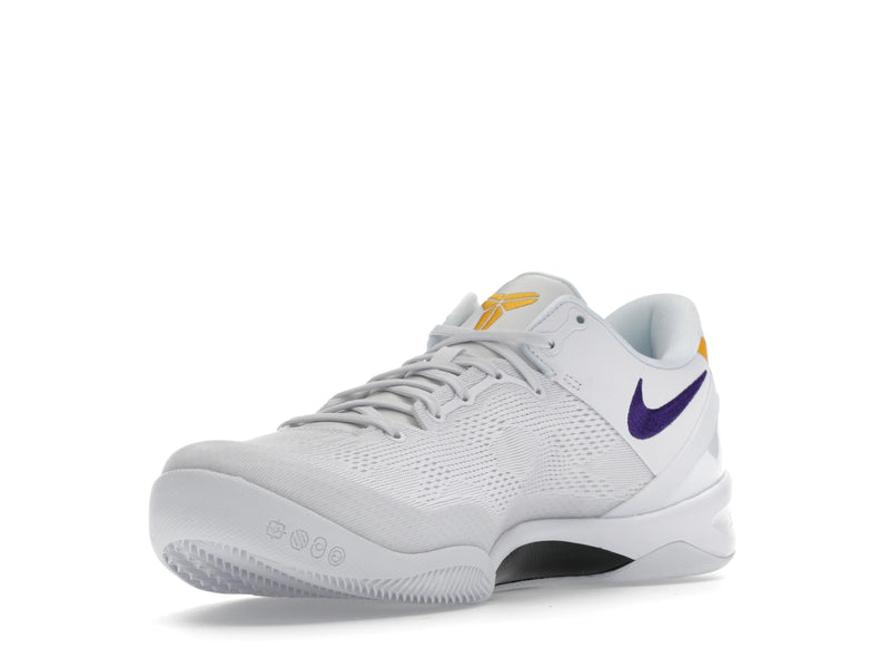 Nike Kobe 8 Protro Lakers Home - White/Court Purple/University Gold - HF9550-100 - 13