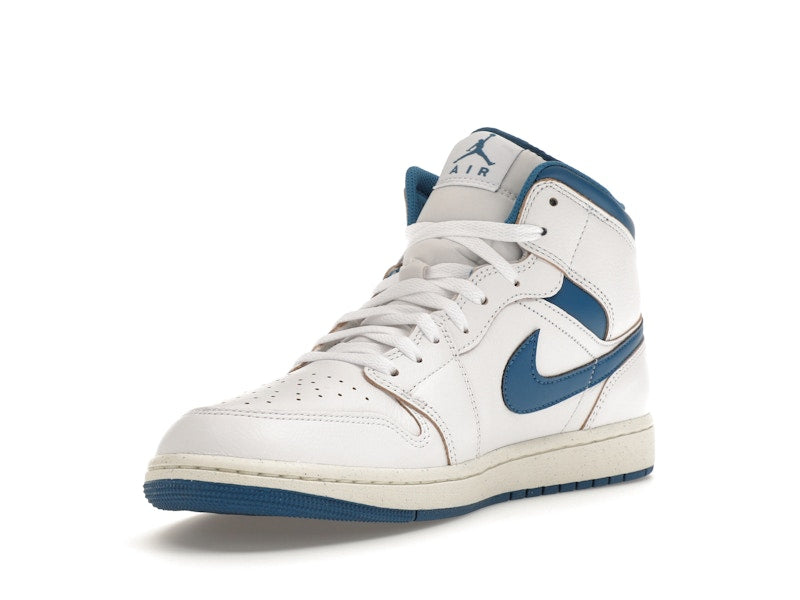 Air Jordan 1 Mid SE Industrial Blue - White/Sail/Industrial Blue - FN5215-141 - 13