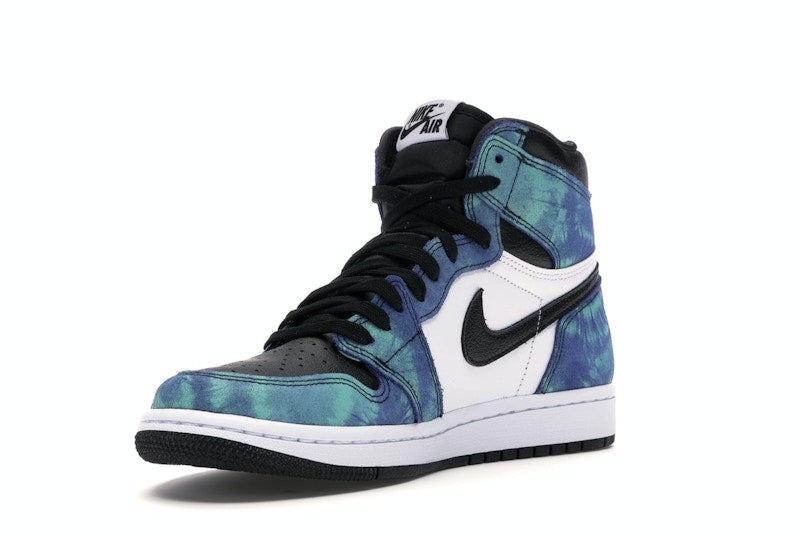 Air Jordan 1 Retro High Tie Dye (W) - White/Black-Aurora Green - CD0461-100 - 13