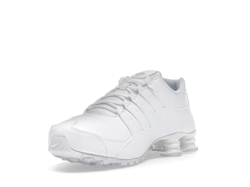 Nike Shox Nz Triple White - White/White - 378341-128 - 13