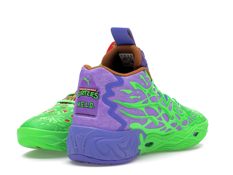 Puma Lamelo Ball Mb04 Teenage Mutant Ninja Turtles Raphael And Donatello - Fluro Green Pes/PUMA Red/Dark Amethyst - 312055-01 - 13