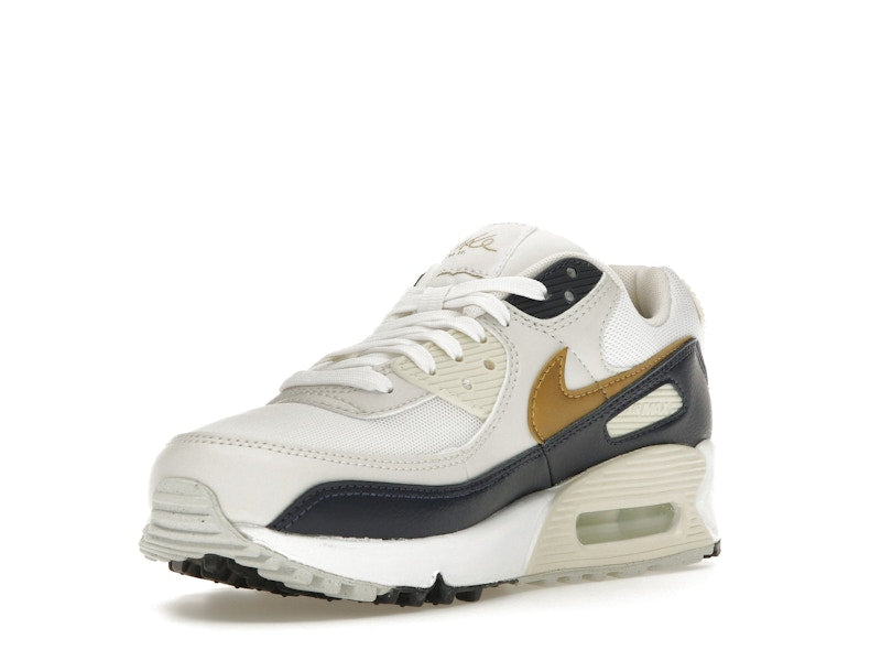 Nike Air Max 90 Olympic (2024) (Women's) - White/Navy/Coconut Milk - HF3444-100 - 13